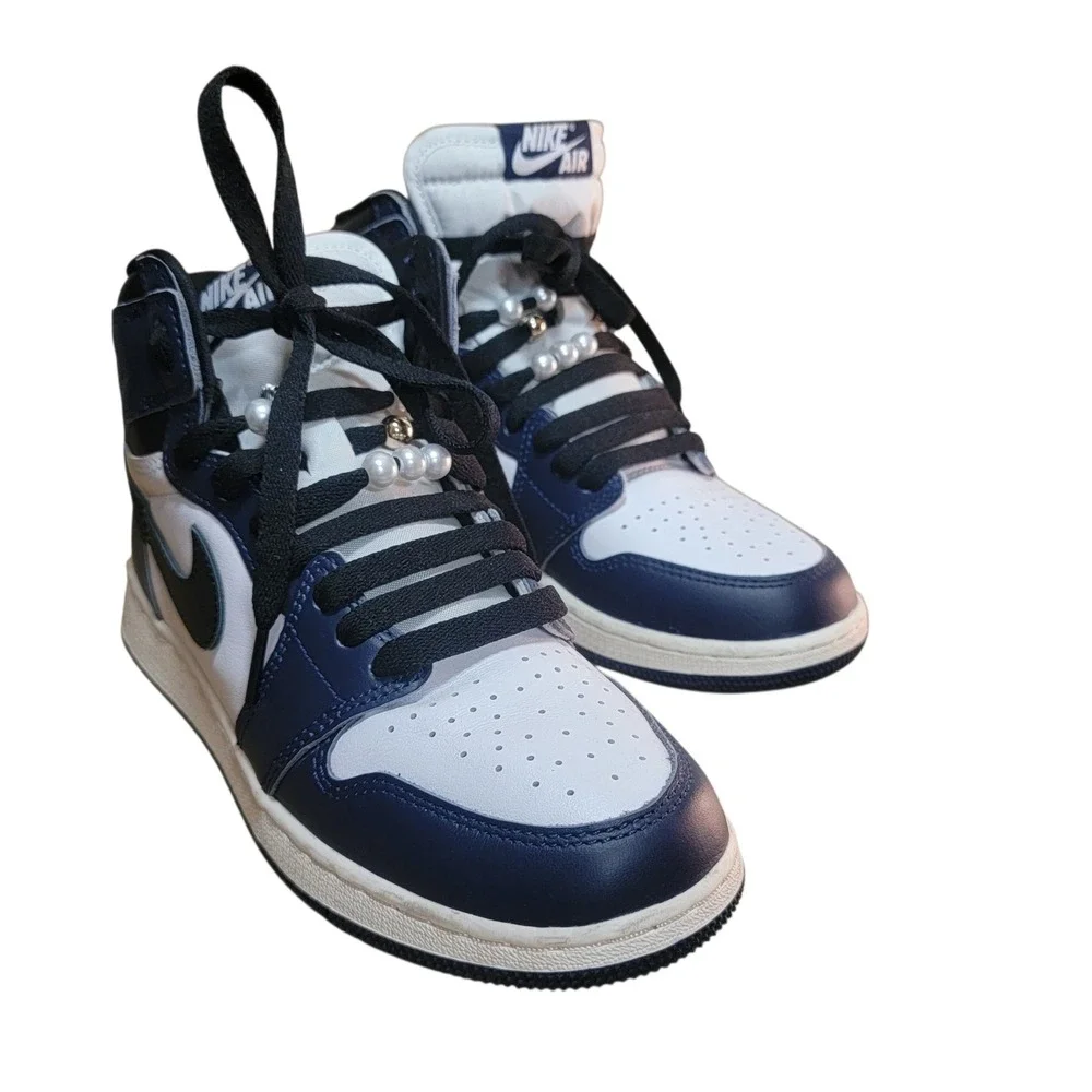 Nike Air Jordan 1 Retro High OG Midnight Navy Boys Sz 6Y FD1437-401, Eur 38.5